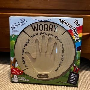 The worry plaque.  Let the fairies take your worries away!